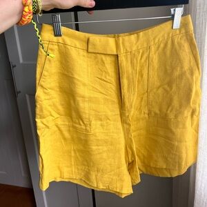 Linen blend banana republic shorts